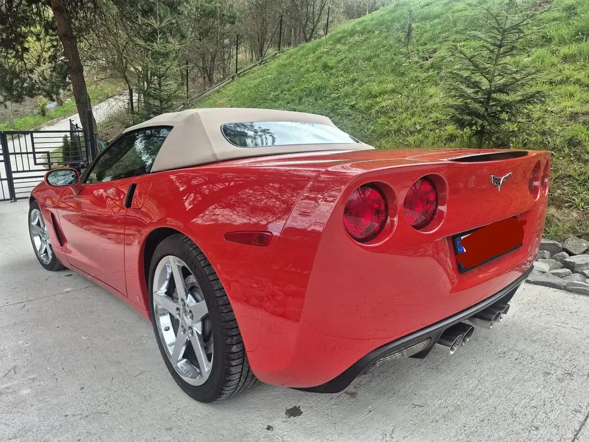 Second-hand Corvette C6 435 CP (319 kW) 2008 Roșu Cabrio