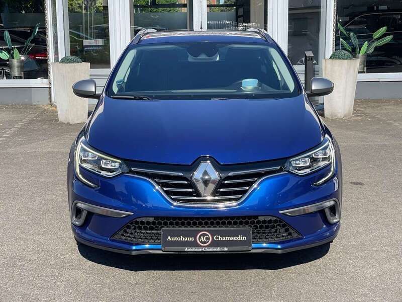 Blau Gebraucht 2017 Renault Mégane GrandTour GT-Line Kombi | 11.799 € (Fairer Preis) - Bild 1/4