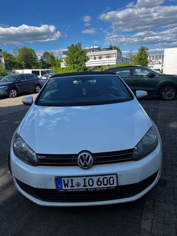 Weiß Gebraucht 2013 VW Golf Cabriolet Cabrio | 7.999 € (Superpreis) - Bild 1/4