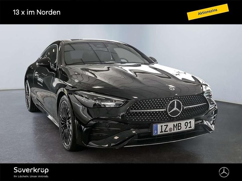 Schwarz Gebraucht 2025 Mercedes CLE220 AMG Coupé | 74.024 € - Bild 1/4