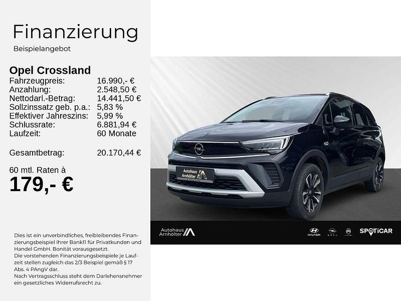 Gebraucht Opel Crossland Elegance 131 PS (96 kW) 2024 Schwarz SUV