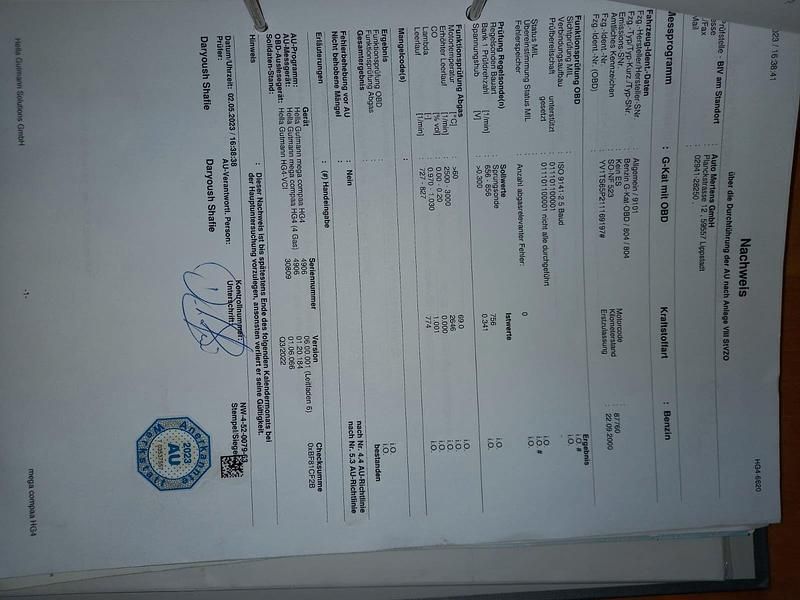 Second-hand Volvo S80 170 CP (125 kW) 2000 Albastru Berlinǎ