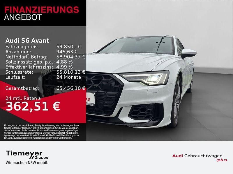 Gebraucht Audi S6 Ambiente 344 PS (253 kW) 2024 Gletscherweiß metallic Kombi