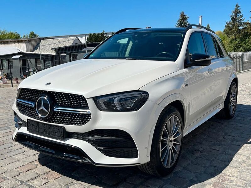 Weiß Gebraucht 2021 Mercedes GLE350e AMG line SUV | 44.200 € (Fairer Preis) - Bild 1/4