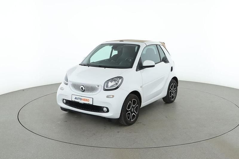 Weiß Gebraucht 2019 Smart ForTwo Cabrio Basis Cabrio | 13.330 € (Guter Preis) - Bild 1/3