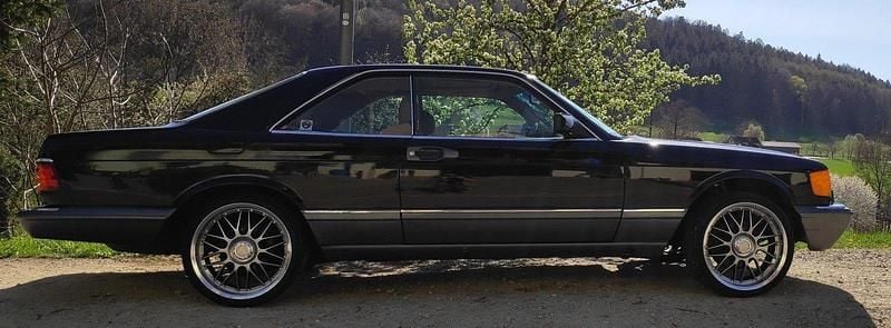 Schwarz Gebraucht 1990 Mercedes 560 Coupé | 23.300 € - Bild 1/4