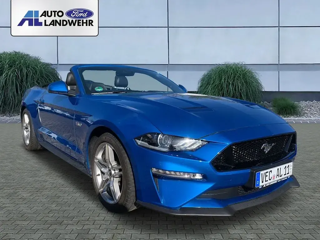 Gebraucht Ford Mustang GT Convertible 450 PS (330 kW) 2020 Blau Cabrio