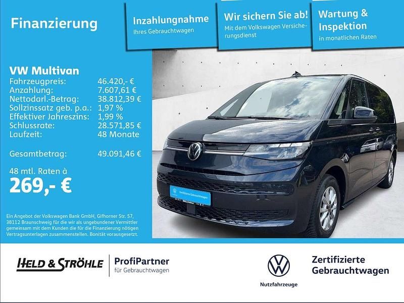 Blau Gebraucht 2024 VW Multivan Life Van | 46.420 € (Superpreis) - Bild 1/3