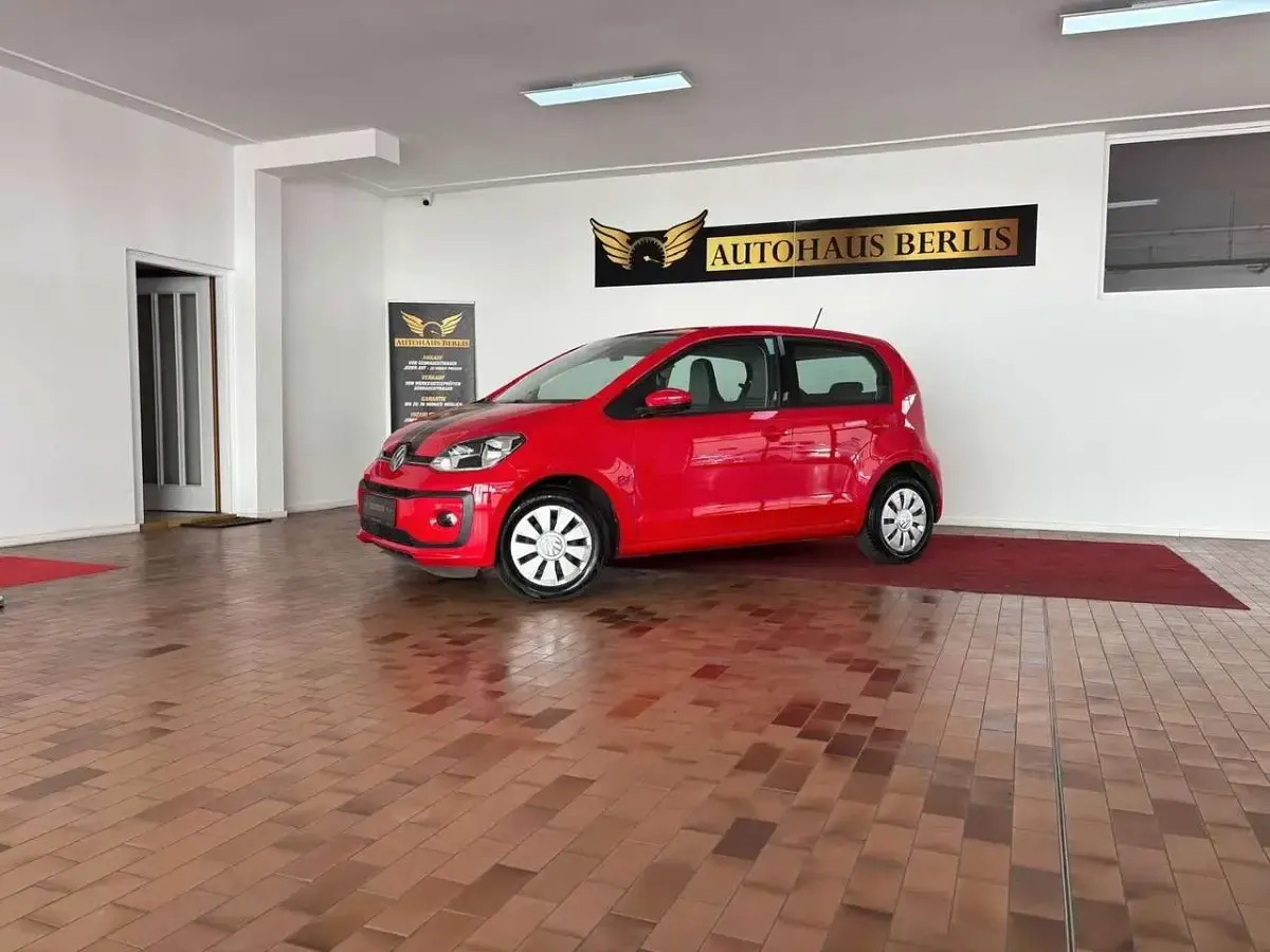 Gebraucht VW up! move up! 60 PS (44 kW) 2018 Rot Kleinwagen