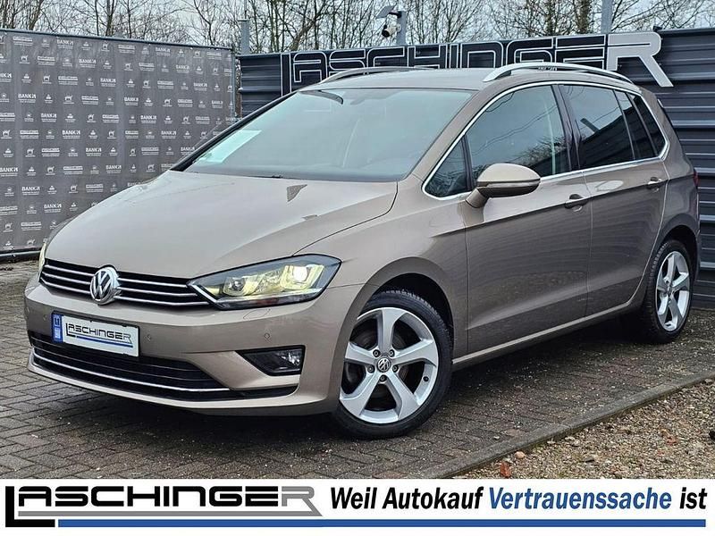 Gold Gebraucht 2014 VW Golf Sportsvan Highline Van / Kleinbus | 12.280 € (Fairer Preis) - Bild 1/4