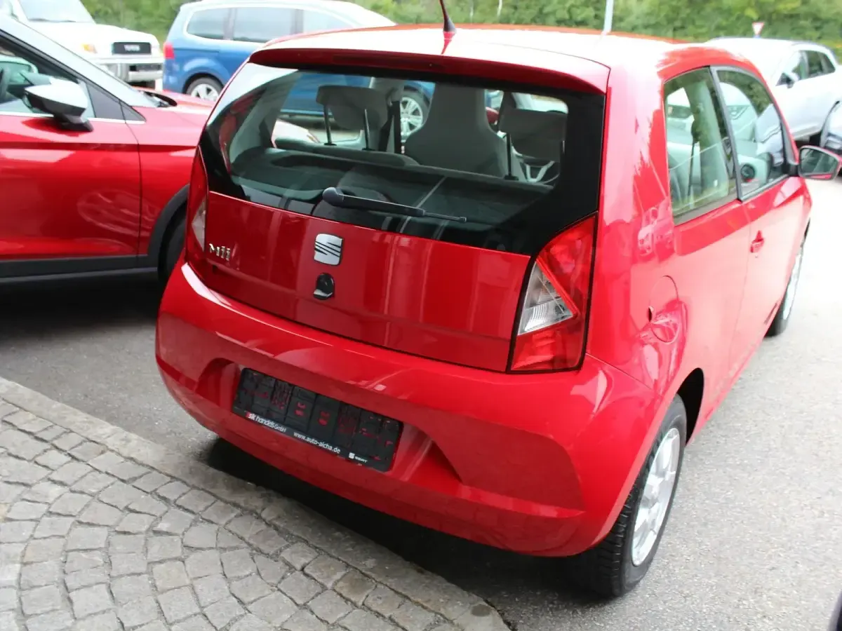 Gebraucht Seat Mii Style 60 PS (44 kW) 2013 "tornado" rot Kleinwagen