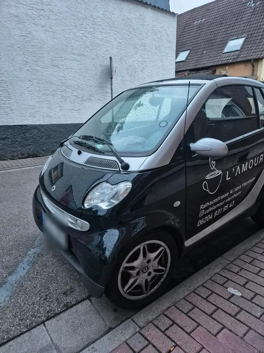 Usata Smart ForTwo Cabrio 61 CV (44 kW) 2003 Nero Cabrio