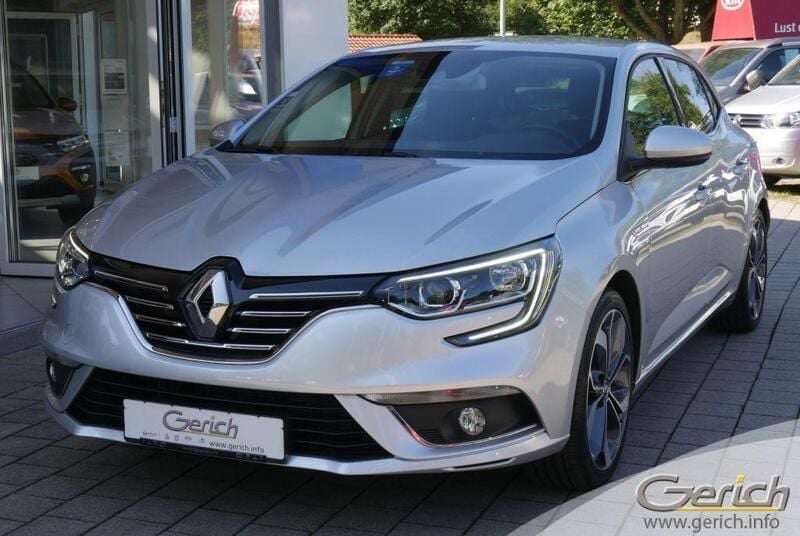 Platingrau metallic Gebraucht 2018 Renault Mégane IV Bose Edition Limousine | 13.900 € (Guter Preis) - Bild 1/4