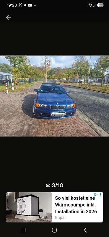 Gebraucht BMW 325 Cabriolet 192 PS (141 kW) 2000 Blau Cabrio
