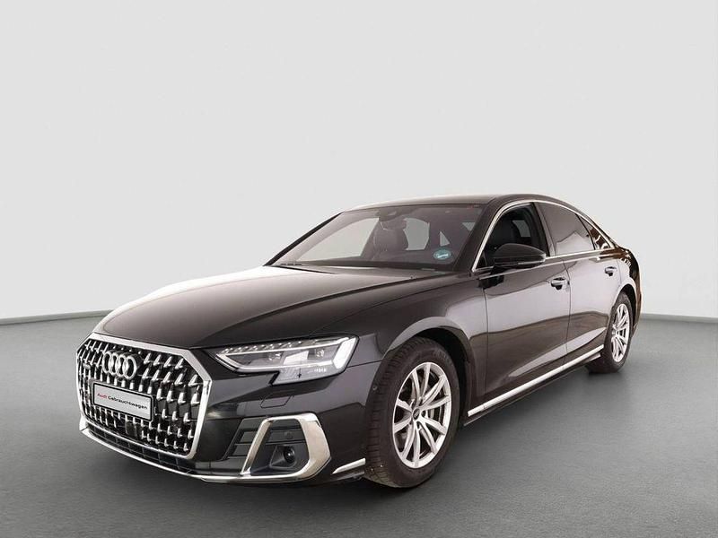Mythosschwarz metallic Gebraucht 2024 Audi A8 Ambiente Limousine | 74.930 € (Teuer) - Bild 1/4