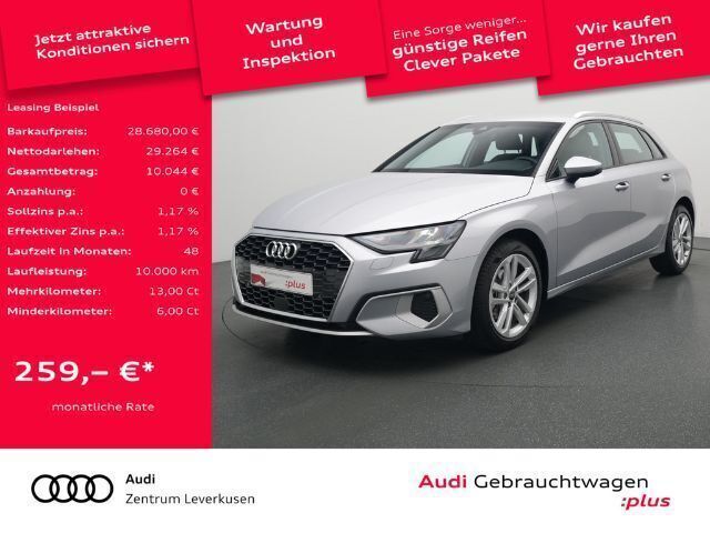 Florettsilber metallic Gebraucht 2024 Audi A3 Advanced Plus Limousine | 28.680 € (Guter Preis) - Bild 1/4