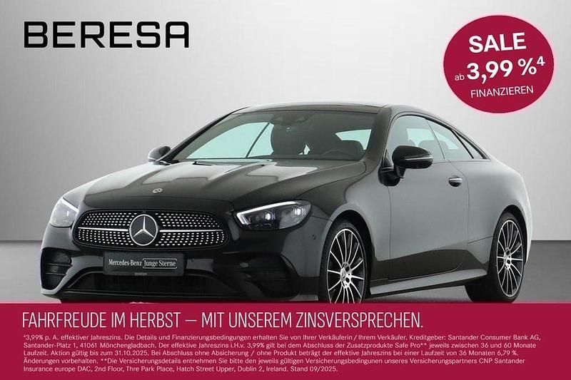 Schwarzlack obsidianschwarz Gebraucht 2022 Mercedes E450 AMG Coupé | 50.225 € (Guter Preis) - Bild 1/4