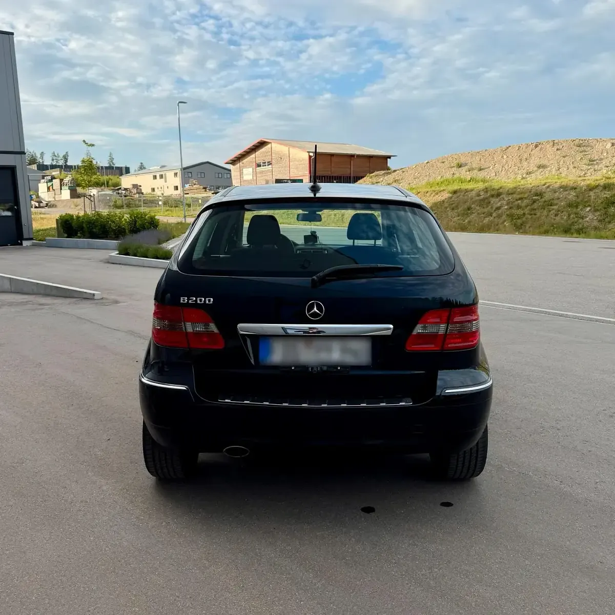 Gebraucht Mercedes B200 136 PS (100 kW) 2009 Schwarz Van / Kleinbus