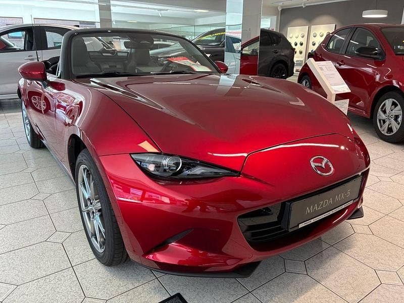 Rot Neu 2025 Mazda MX5 Exclusive-Line Cabrio | 29.900 € (Superpreis) - Bild 1/4