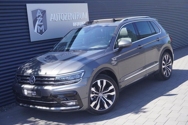 Grau Gebraucht 2019 VW Tiguan Highline SUV | 29.990 € (Teuer) - Bild 1/4