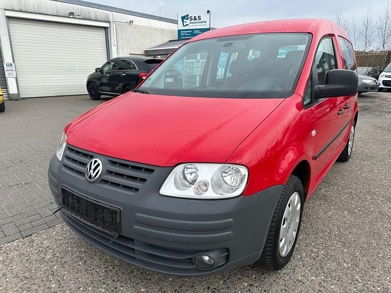 Gebraucht VW Caddy Team 80 PS (58 kW) 2008 Rot Van / Kleinbus