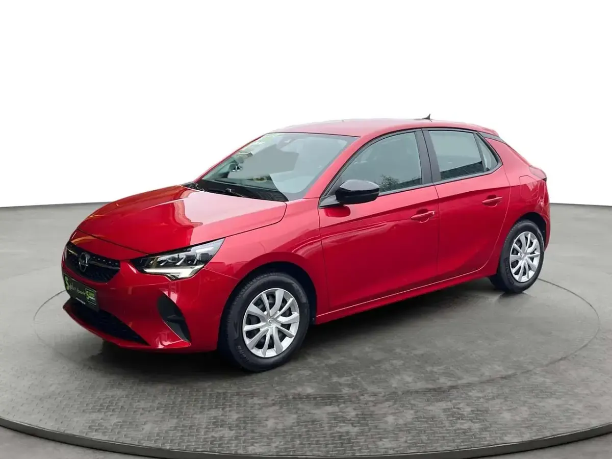 Gebraucht Opel Corsa Edition 101 PS (74 kW) 2023 Chili rot/kardio rot Kleinwagen