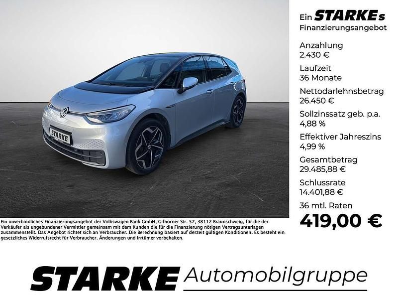 Scale silver metallic Gebraucht 2023 VW ID.3 Pro Kleinwagen | 28.880 € (Fairer Preis) - Bild 1/4