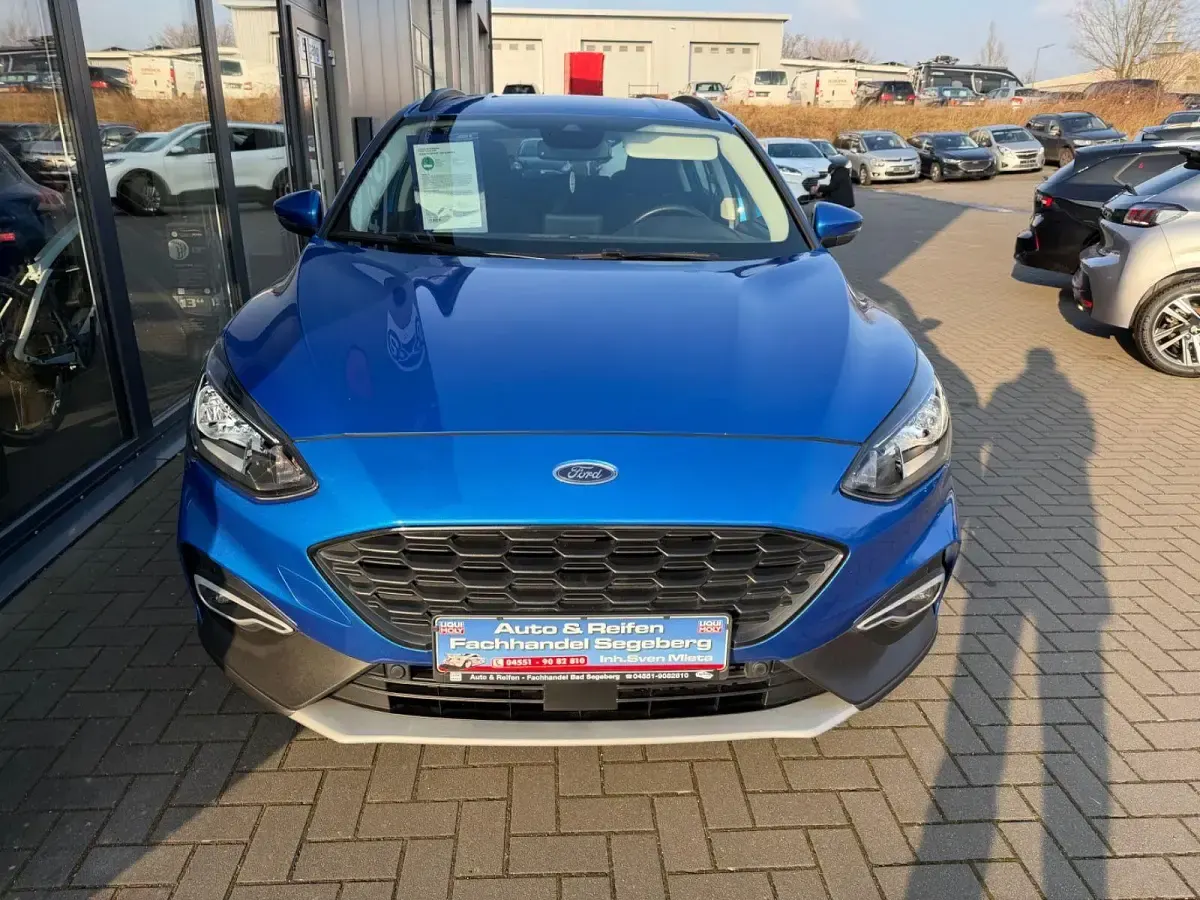 Brugt Ford Focus Active 125 HK (91 kW) 2021 Blå Sedan