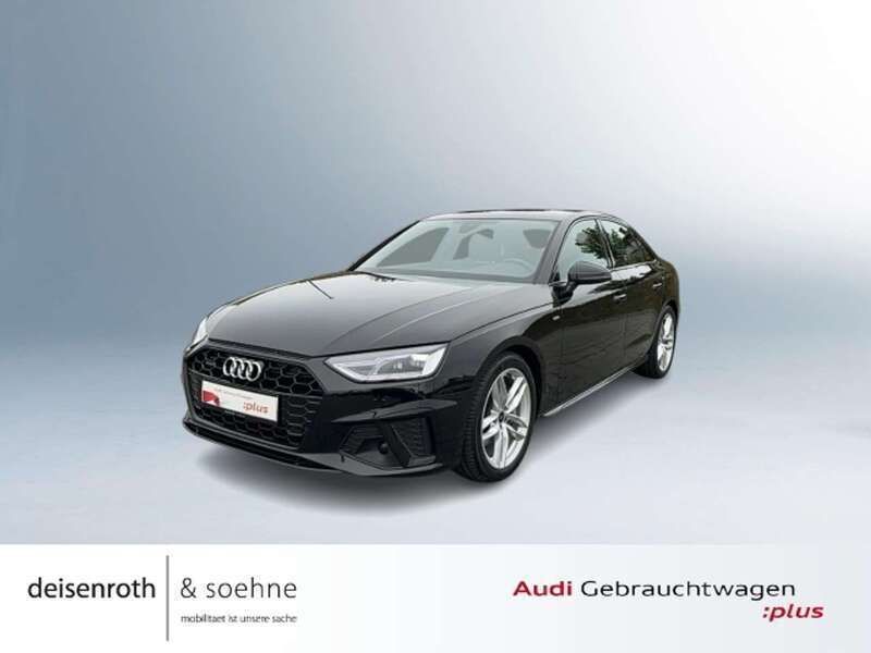Schwarz Gebraucht 2023 Audi A4 S-Line Limousine | 37.855 € (Fairer Preis) - Bild 1/3