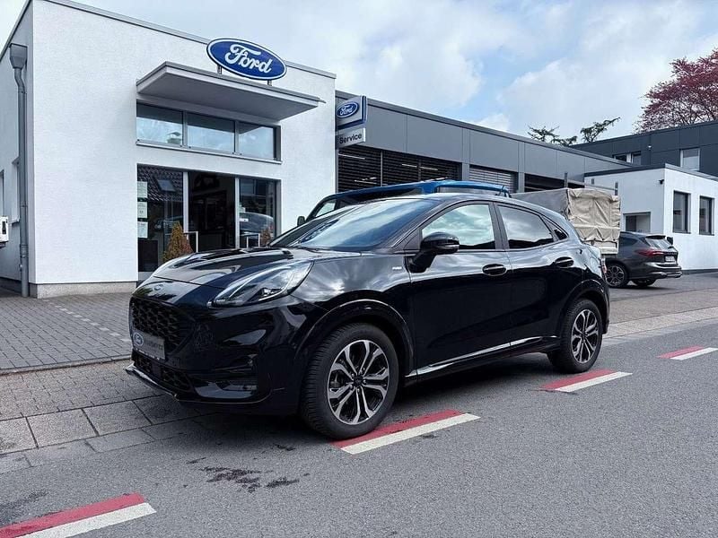 Obsidianschwarz metallic Gebraucht 2021 Ford Puma ST-Line Kleinwagen | 19.990 € (Fairer Preis) - Bild 1/4