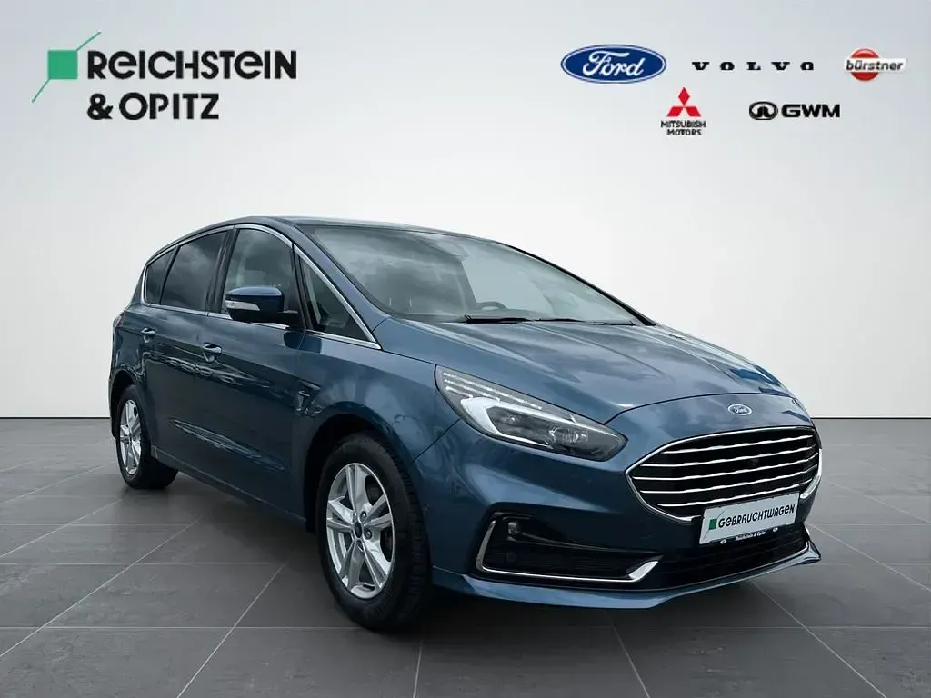 Gebraucht Ford S-MAX Titanium 190 PS (139 kW) 2023 Blau Van / Kleinbus