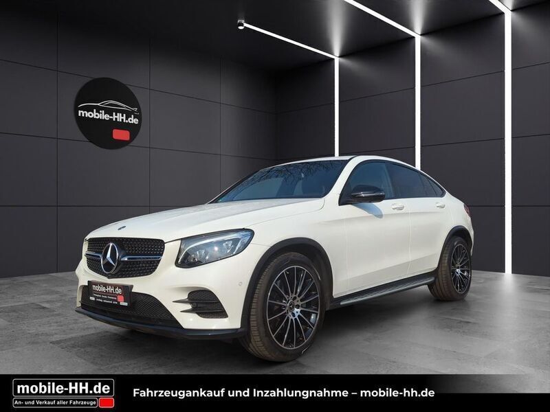 Weiß Gebraucht 2018 Mercedes GLC250 AMG line SUV | 35.990 € (Teuer) - Bild 1/4