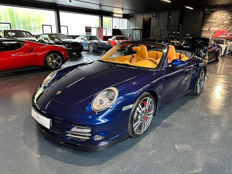 Gebraucht Porsche 911 Turbo Cabriolet Chrono 500 PS (367 kW) 2011 Blau Cabrio
