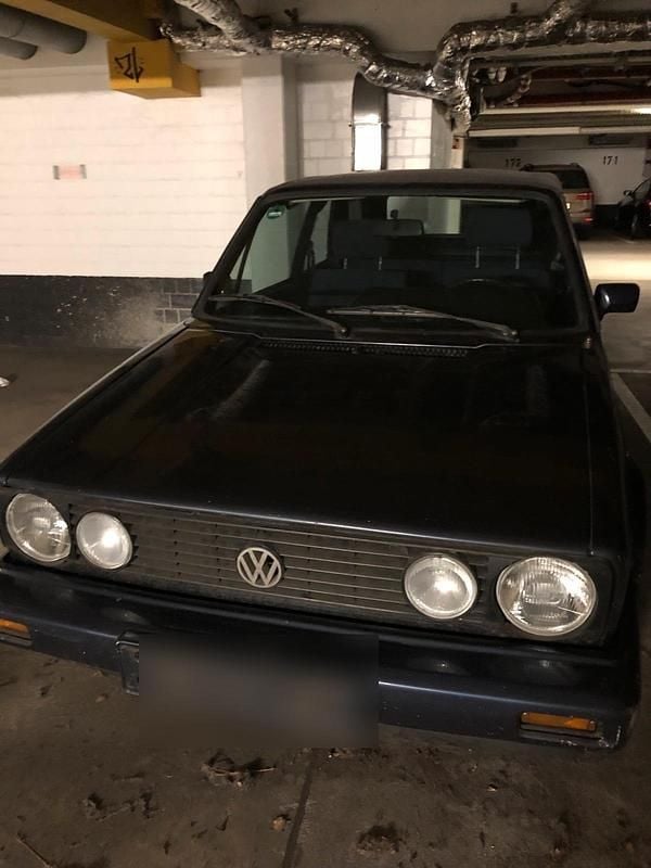 Blau Gebraucht 1989 VW Golf Cabriolet Cabrio | 5.000 € - Bild 1/4