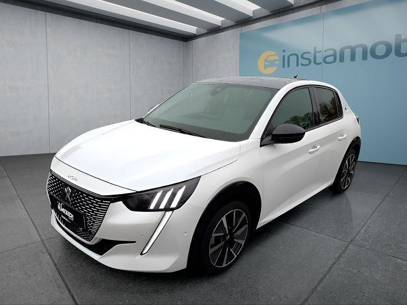 Weiß Gebraucht 2020 Peugeot e-208 Kleinwagen | 20.499 € - Bild 1/4