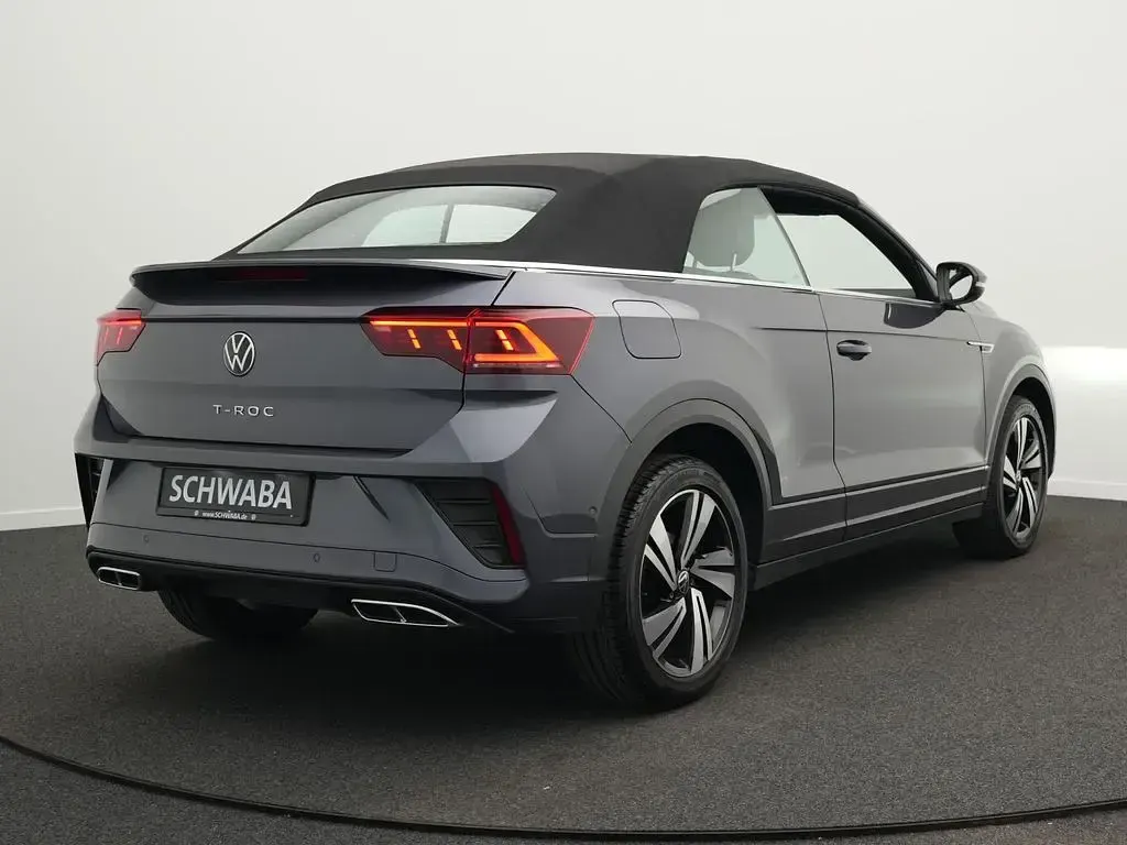Gebraucht VW T-Roc Cabriolet R-line 150 PS (110 kW) 2023 Grau Cabrio