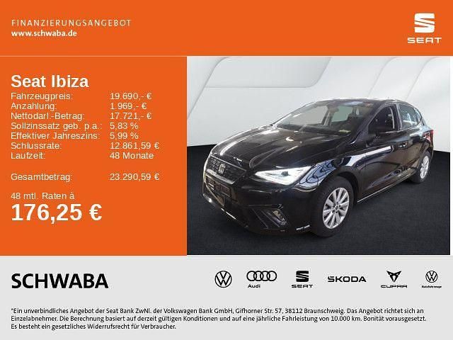 Midnight schwarz metallic Gebraucht 2025 Seat Ibiza Style Limousine | 19.690 € (Fairer Preis) - Bild 1/4