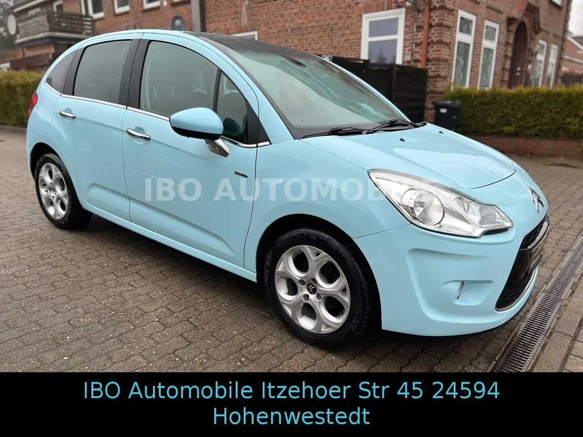 Gebraucht Citroën C3 Exclusive 95 PS (69 kW) 2011 Blau Kleinwagen