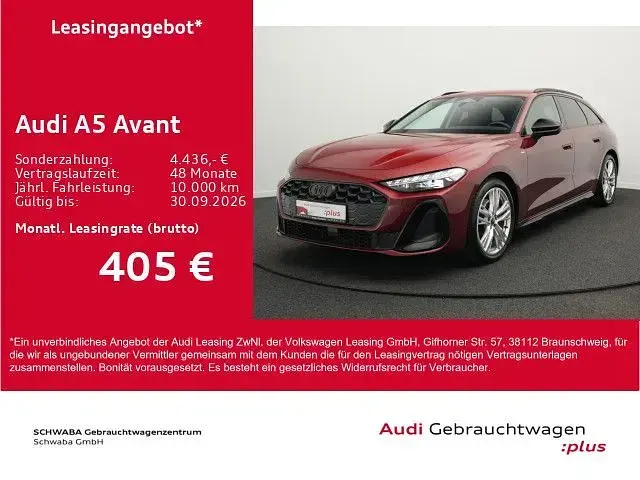 Gebraucht Audi A5 S-Line 204 PS (150 kW) 2025 Grenadinerot metallic Kombi