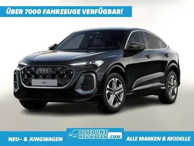 Mythosschwarz metallic Neu 2025 Audi Q5 Sportback S-Line SUV | 63.656 € (Guter Preis) - Bild 1/4