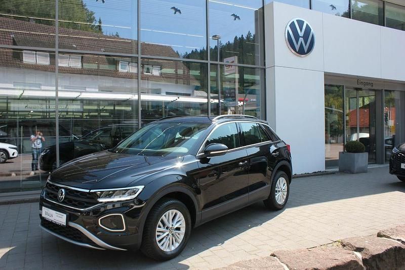 Schwarz Gebraucht 2024 VW T-Roc Life SUV | 28.990 € (Fairer Preis) - Bild 1/4