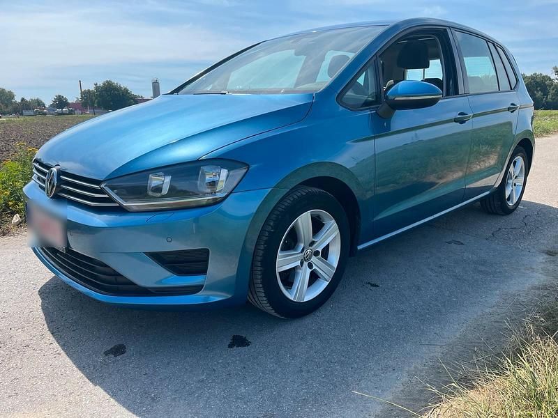 Blau Gebraucht 2014 VW Golf Sportsvan Van / Kleinbus | 8.700 € (Fairer Preis) - Bild 1/4