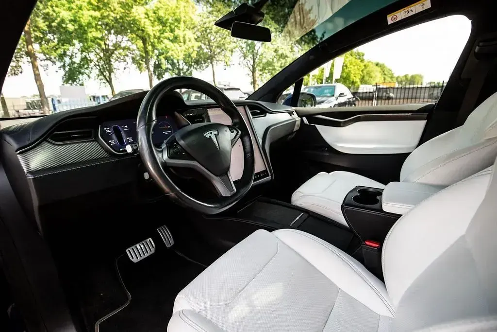 Usado Tesla Model X Performance 450 kW (612 CV) 2019 Azul SUV