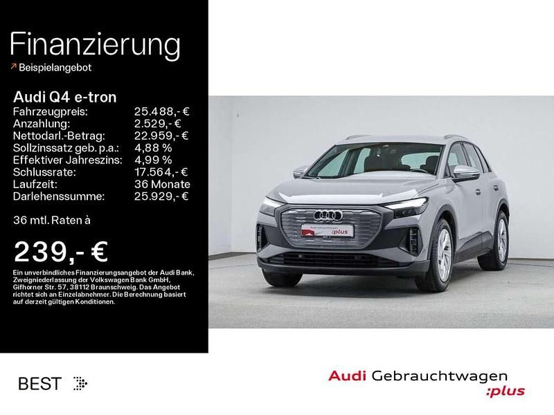Kieselgrau Gebraucht 2023 Audi Q4 e-tron Comfort SUV | 25.488 € (Guter Preis) - Bild 1/4