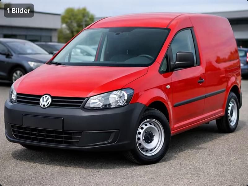 Gebraucht VW Caddy 86 PS (63 kW) 2014 Rot Van / Kleinbus