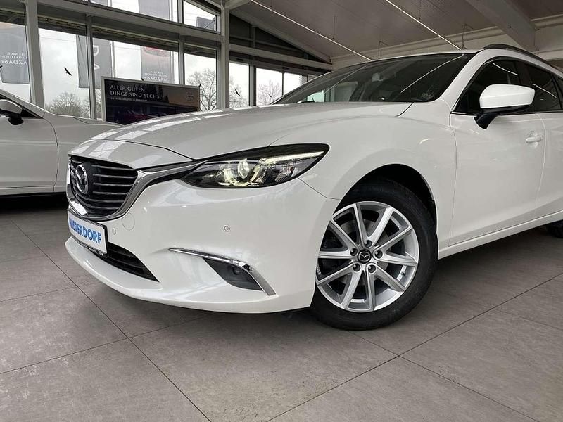 Gebraucht Mazda 6 Exclusive-Line 165 PS (121 kW) 2016 Snowflake white (metallic) Kombi