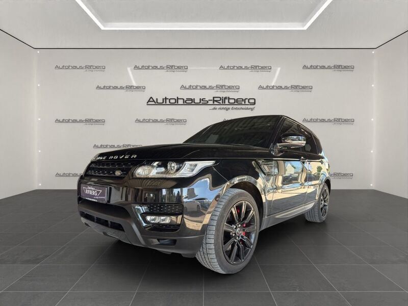 Santorini black Gebraucht 2014 Land Rover Range Rover Sport Autobiography Dynamic SUV | 32.890 € - Bild 1/4