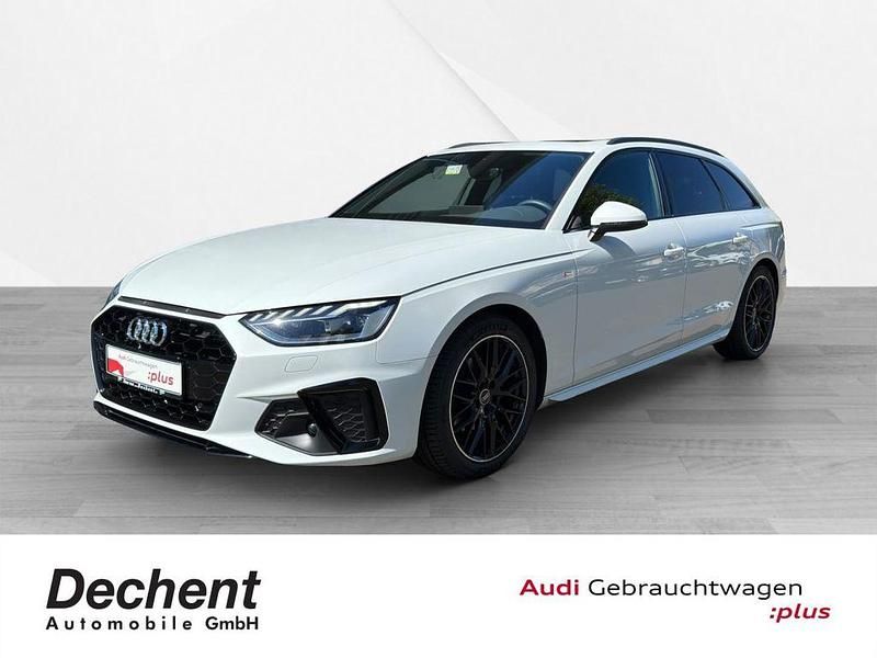 Gletscherweiß metallic Gebraucht 2024 Audi A4 S-Line Kombi | 38.990 € (Teuer) - Bild 1/4