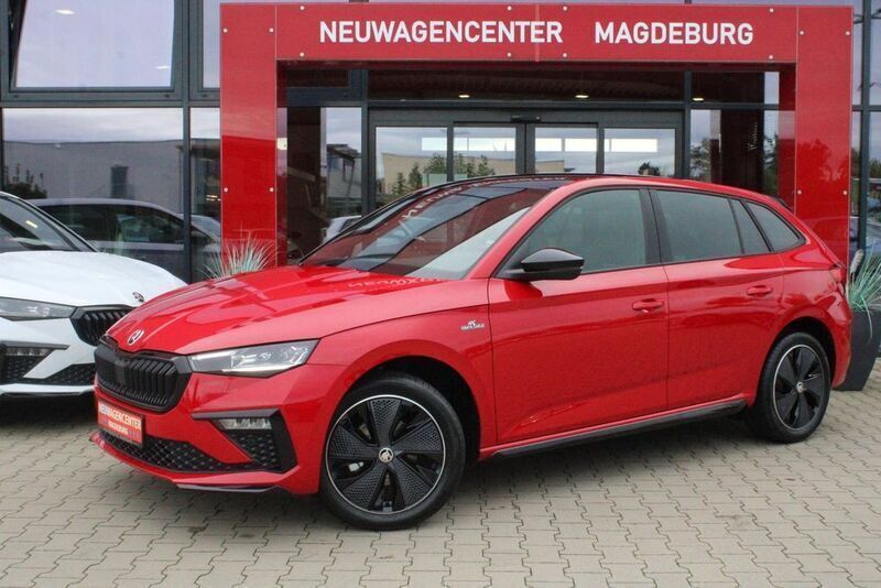 Velvet rot metallic Neu 2024 Skoda Scala Monte Carlo Kleinwagen | 26.480 € (Fairer Preis) - Bild 1/4