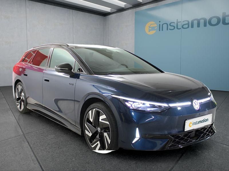 Blau Gebraucht 2025 VW ID.7 GTX Kombi | 53.549 € (Fairer Preis) - Bild 1/4